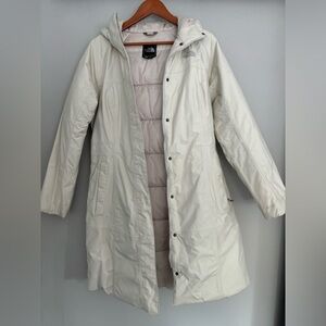The north face down parka coat with hood